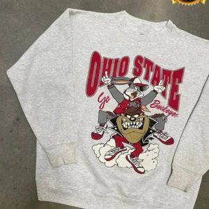 Vintage NCAA Ohio State Buckeyes Looney Tunes Shirt, Ohio State University Shirt